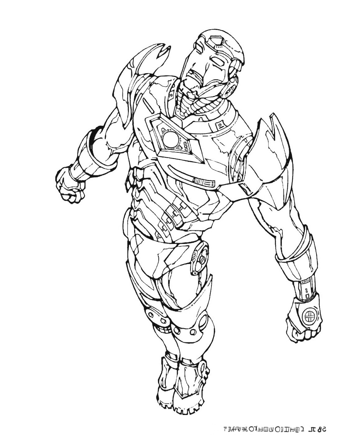 dessin avengers iron man