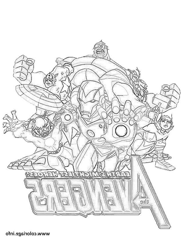 avengers heroes coloriage