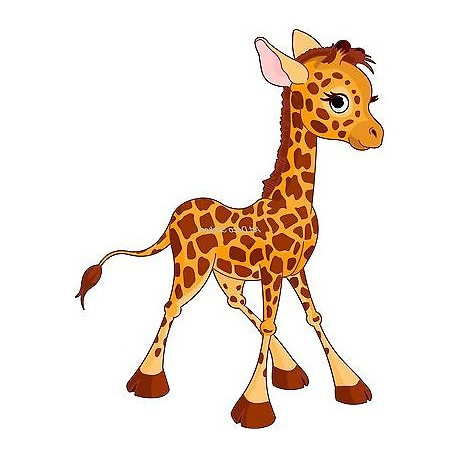 2522 sticker enfant bebe girafe ref 901