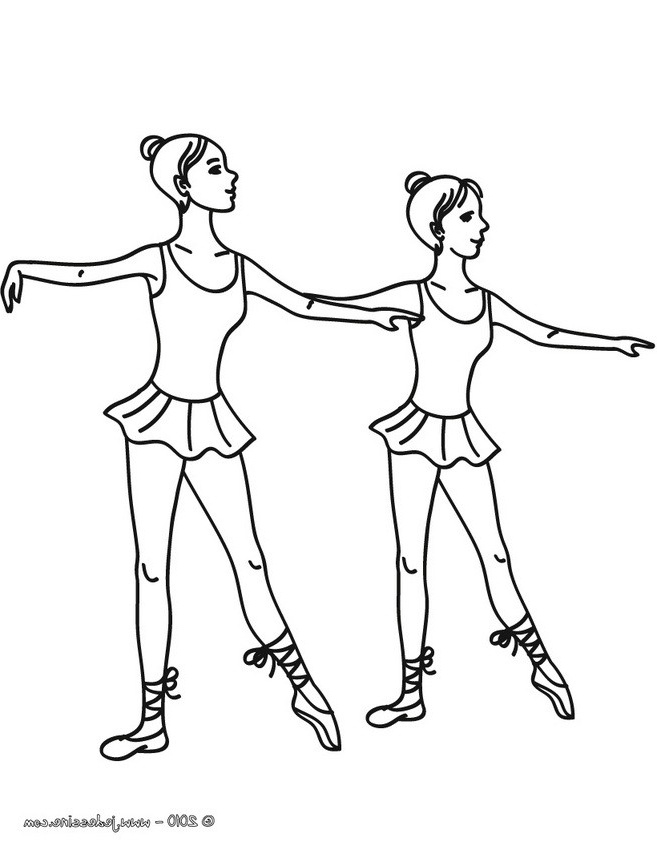 coloriage danseuses de ballet