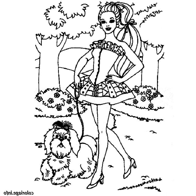 barbie chien coloriage 191