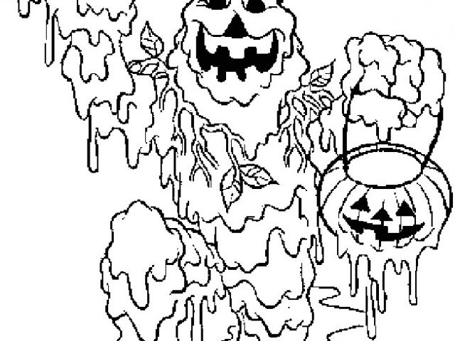 coloriage halloween a imprimer qui fait tres peur dessins de monstres colorier