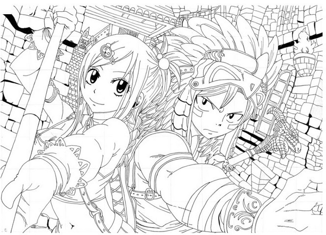 &image=coloriage fairy tail g 11