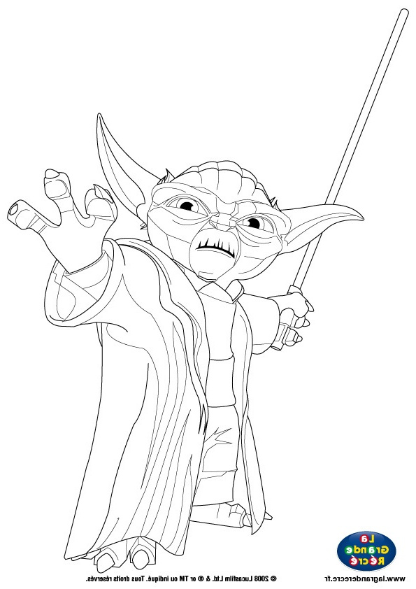coloriage star wars yoda awesome coloriage maitre yoda