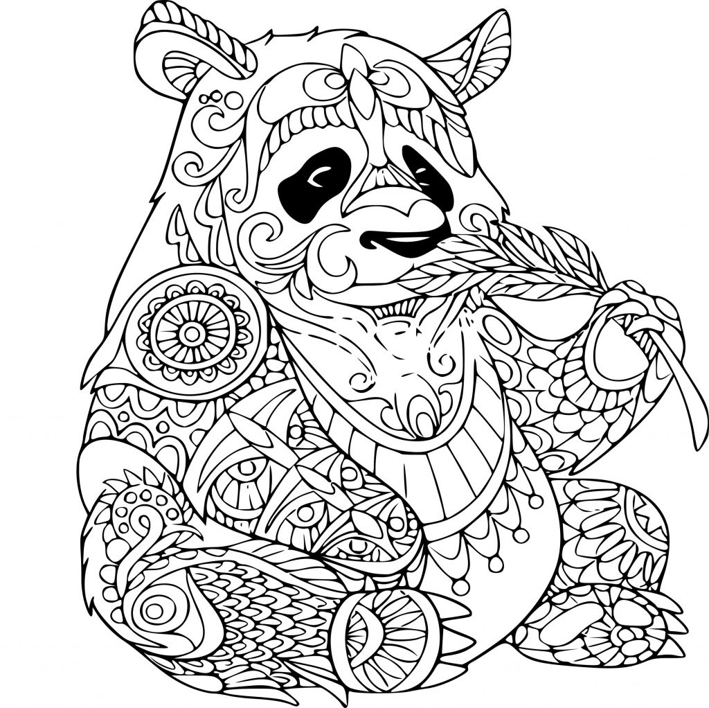 Coloriage Mandala Panda Beau Image Génial Coloriage Mandala Animaux Pandas
