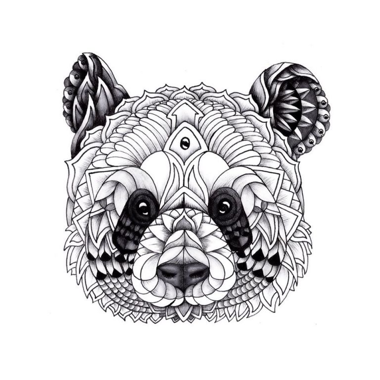 Coloriage Mandala Panda Bestof Galerie Mandala