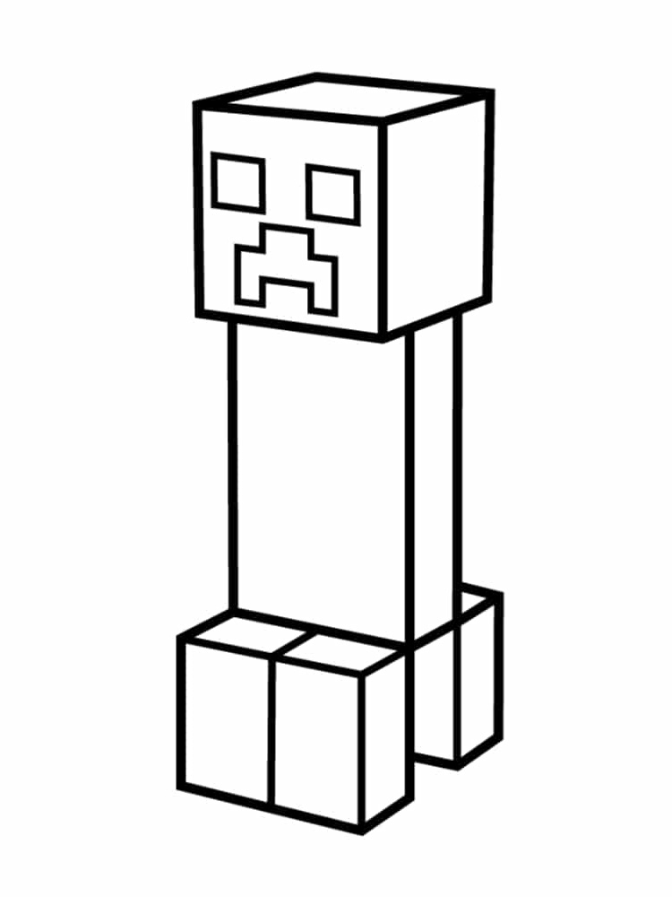 minecraft skin coloring sketch templates