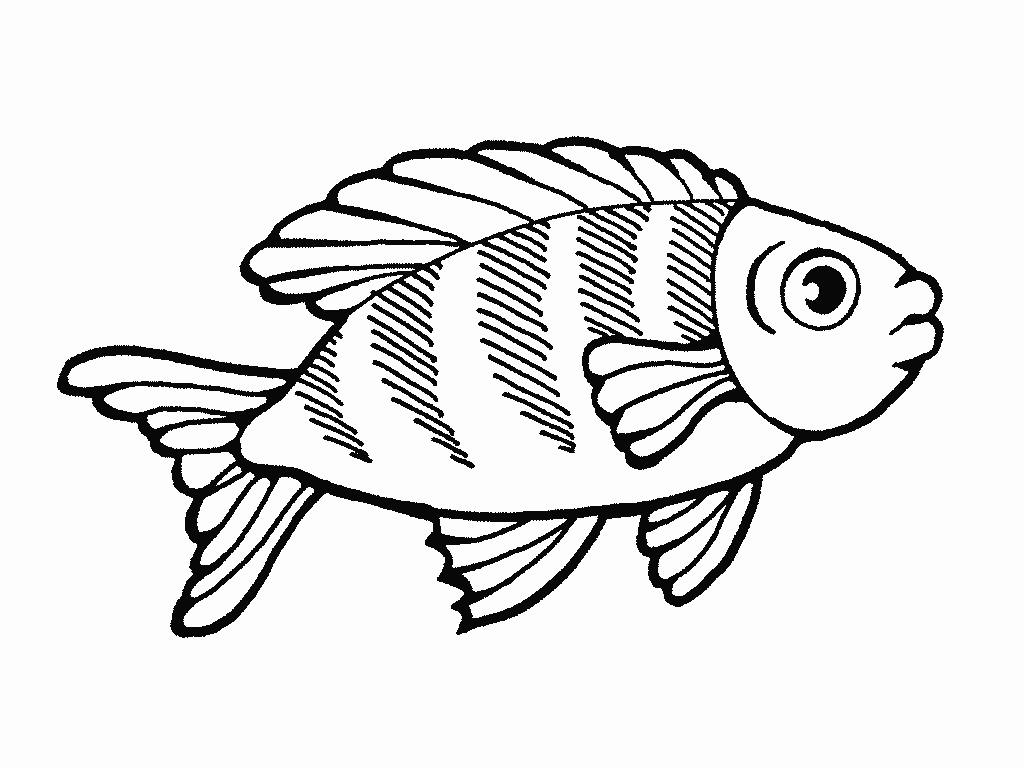 coloriage poisson