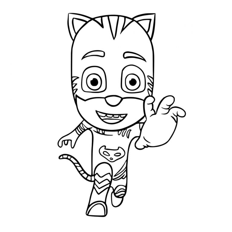 Coloriage Pyjama Cool Galerie Pj Masks Coloring Pages Best Coloring Pages for Kids