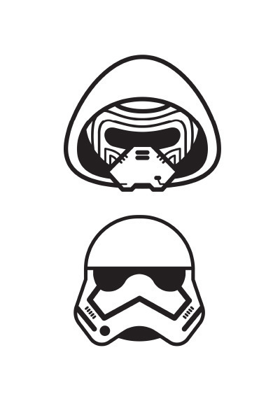 coloriage star wars vaisseaux emoji
