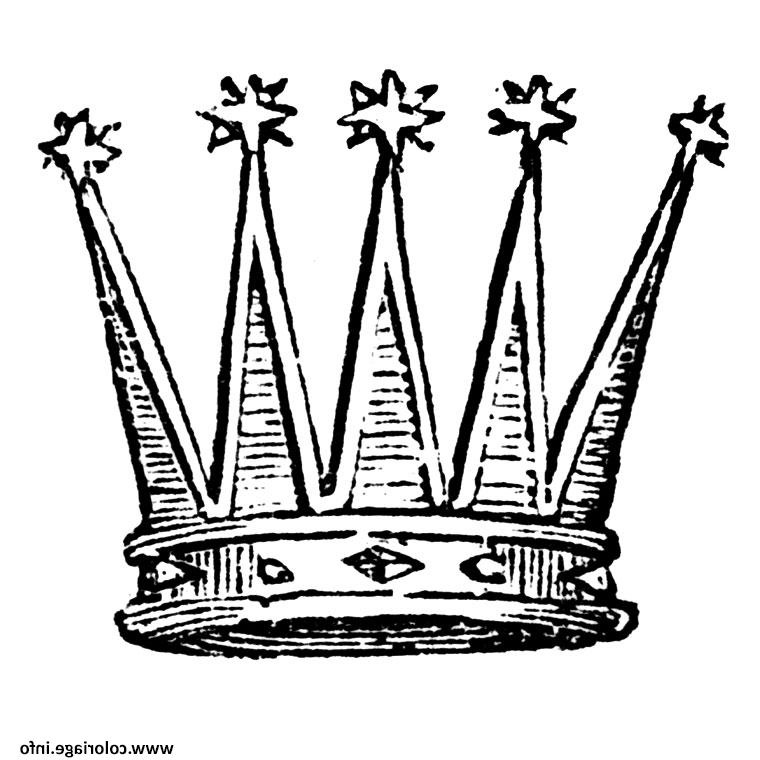 couronne galette des rois coloriage