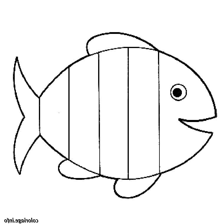 poisson maternelle coloriage