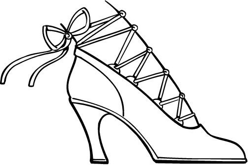 1194 coloriages chaussures