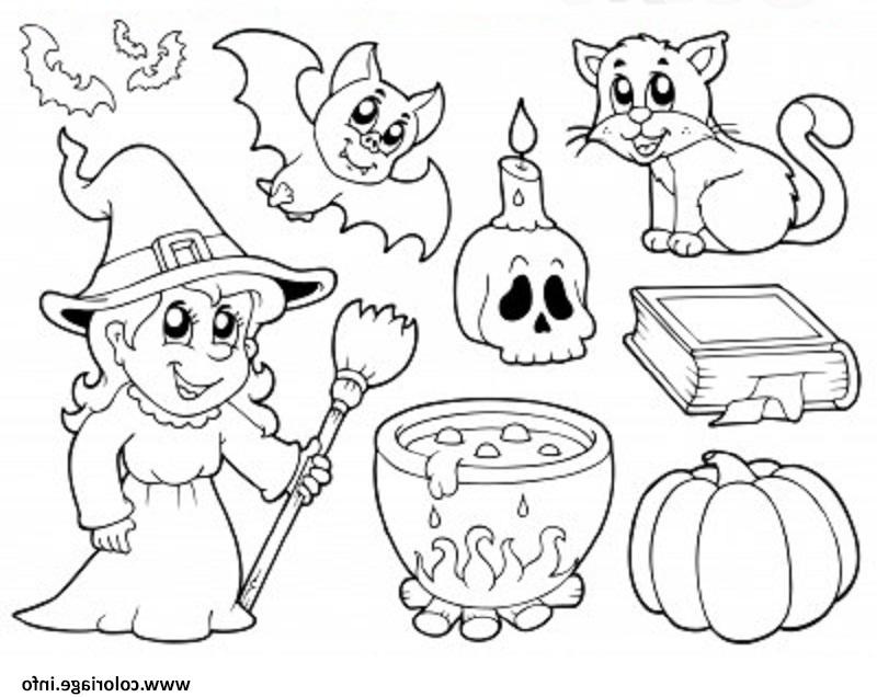 halloween enfants simple coloriage dessin