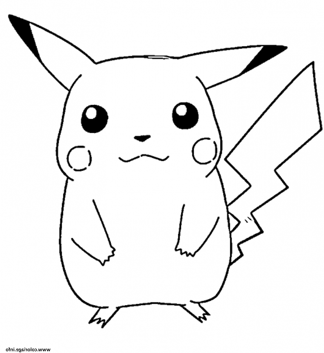 pikachu s free46ba coloriage dessin