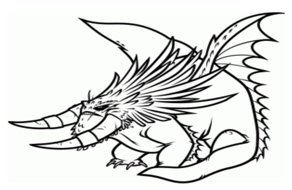 coloriage dragons 2 le dragon alpha