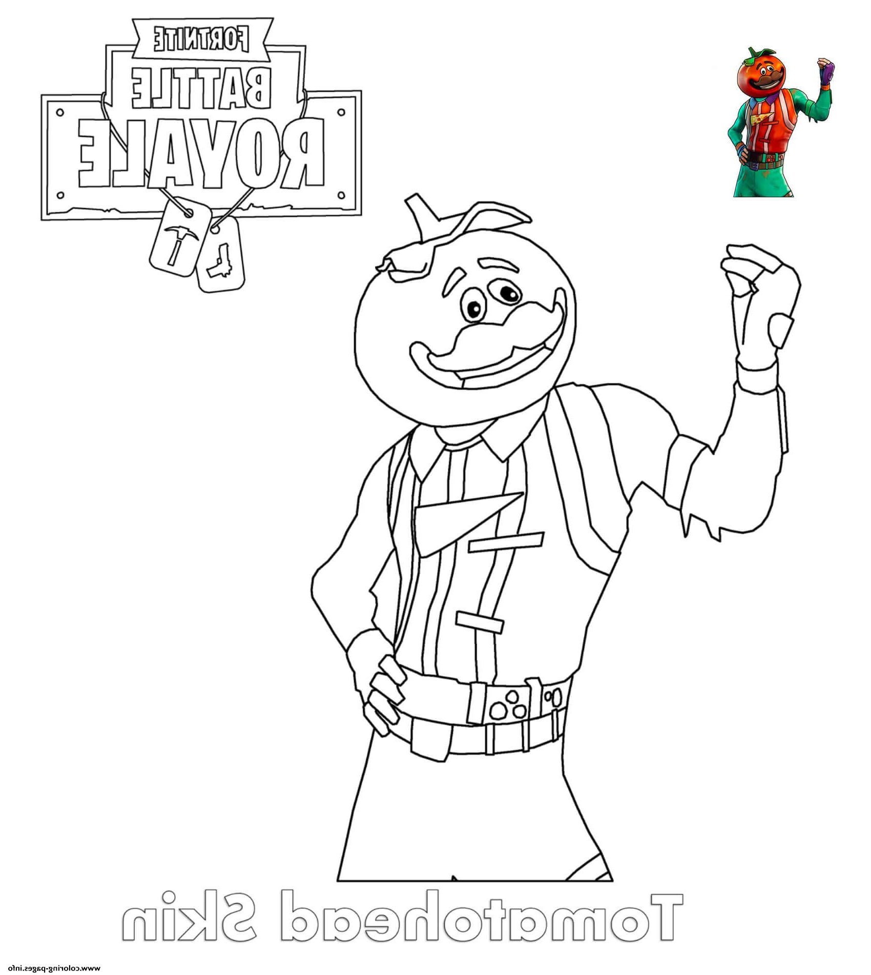 tomatohead skin fortnite printable coloring pages book