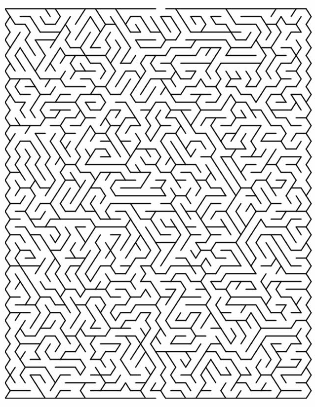 coloriage labyrinthe