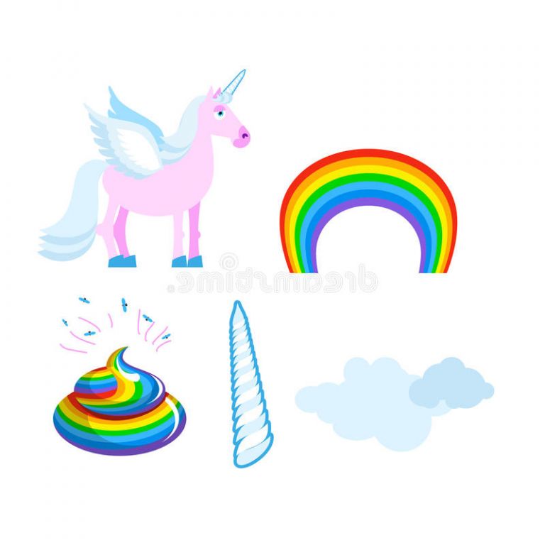 Licorne Avec Des Ailes Unique Photographie Ensemble Fantastique De Licorne Bête Fabuleuse Rose Avec