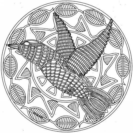 mandala colibris