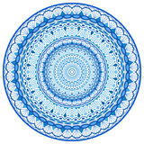 images stock mandala pliqué bleu image