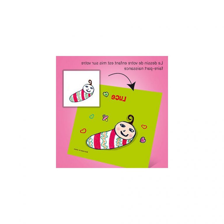 Naissance Dessin Cool Collection Carte De Naissance Avec Le Dessin De Votre Enfant Scandé