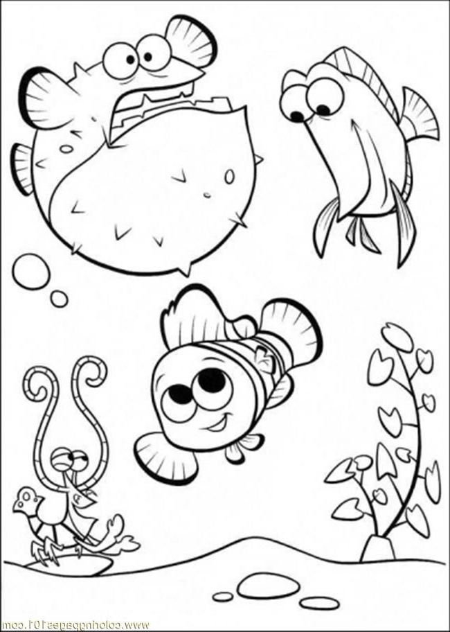 nemo coloring pages to print