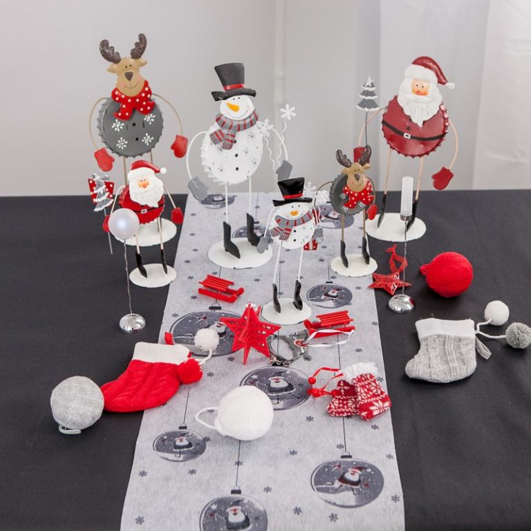 Père Noel Rigolo Unique Collection Grand Père Noël Rigolo En Métal Maplusbelledeco
