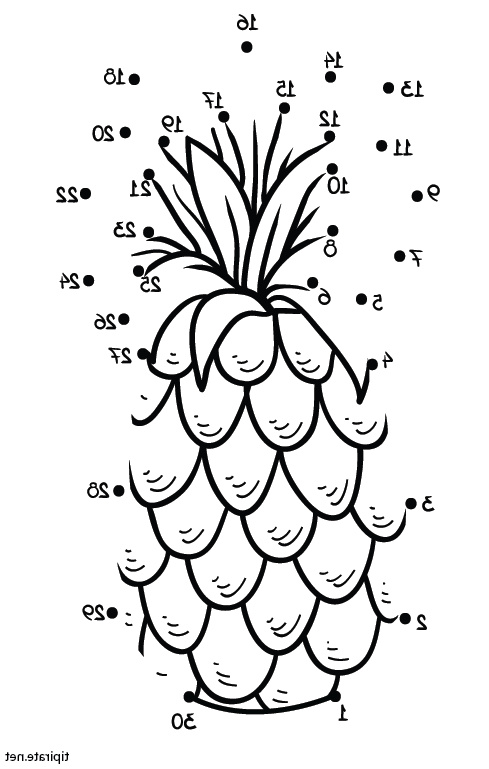638 relier les points ananas