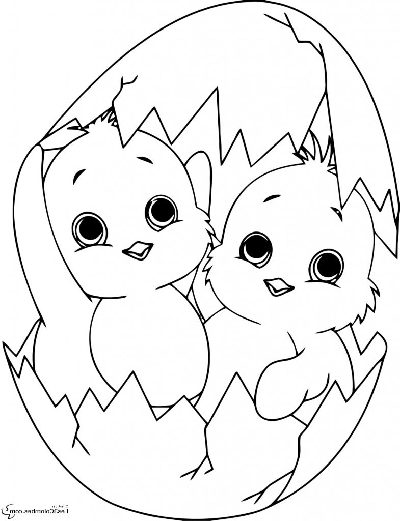 Poussin Paques Dessin Unique Collection Coloriage De Paque ...