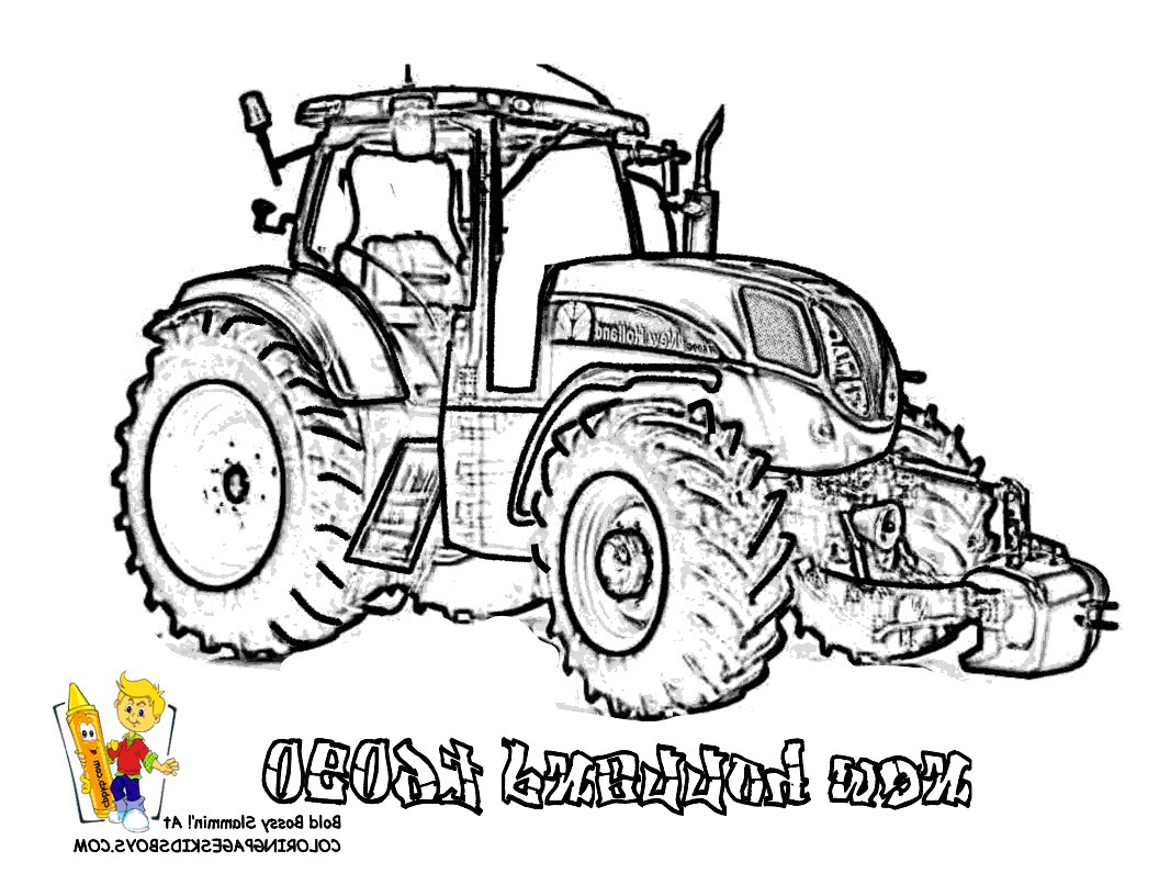 coloriage a imprimer tracteur new holland dessins gratuits colorier coloriage tracteur imprimer