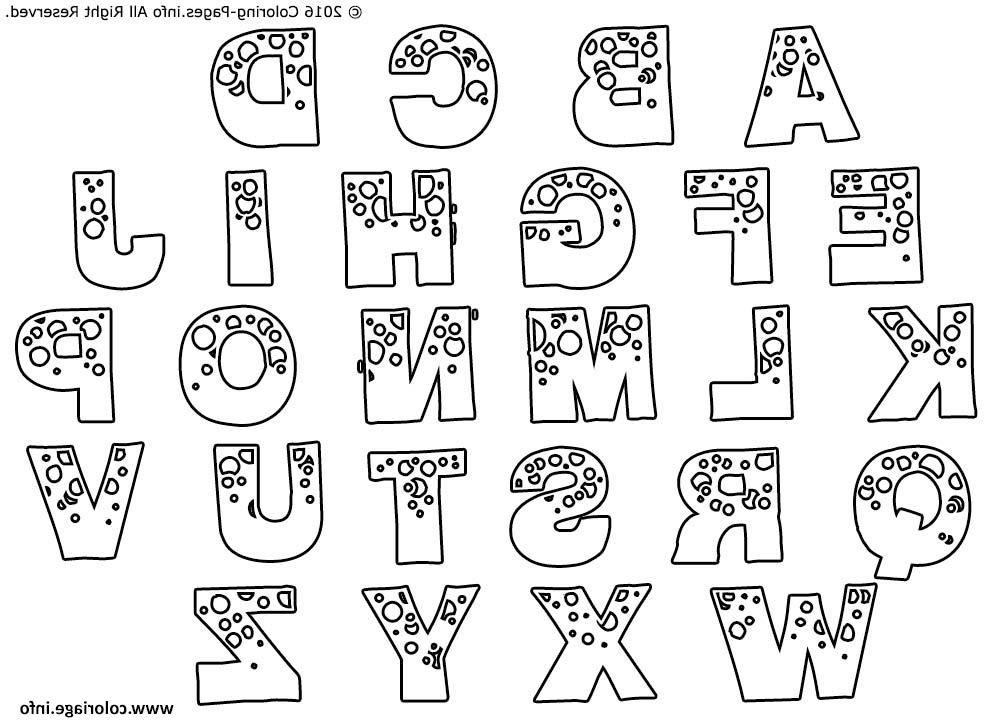 alphabet plet a imprimer coloriage