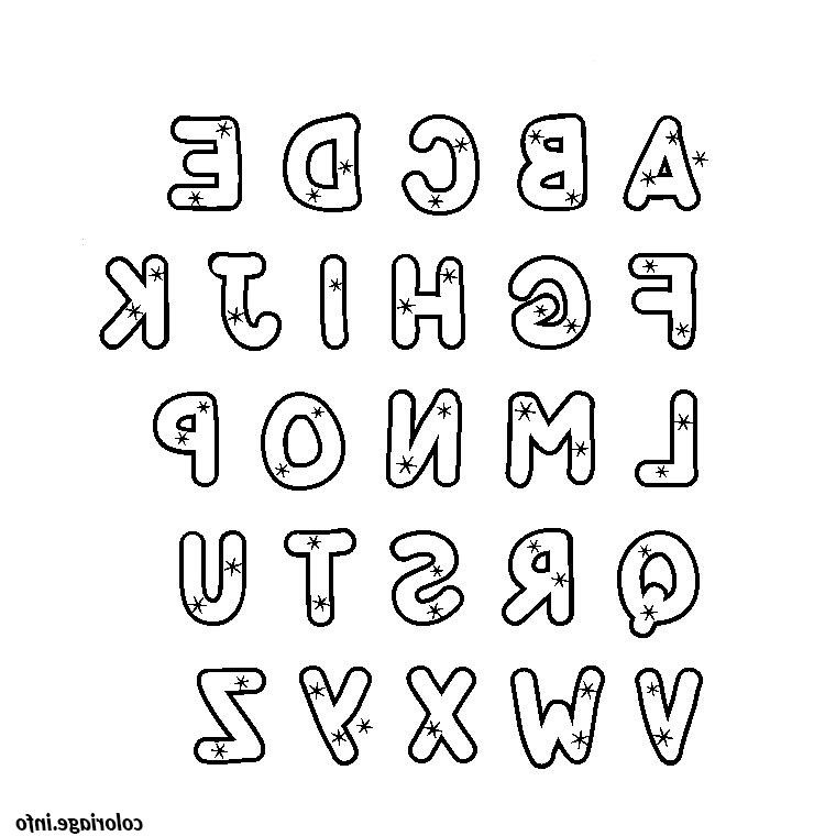 alphabet majuscule coloriage 6966