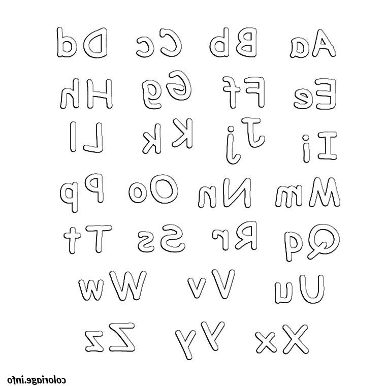 lettre de l alphabet coloriage dessin 7004