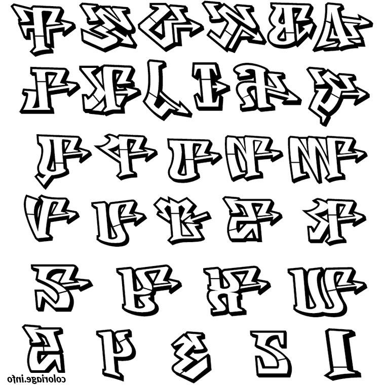 lettres de l alphabet coloriage dessin 6971