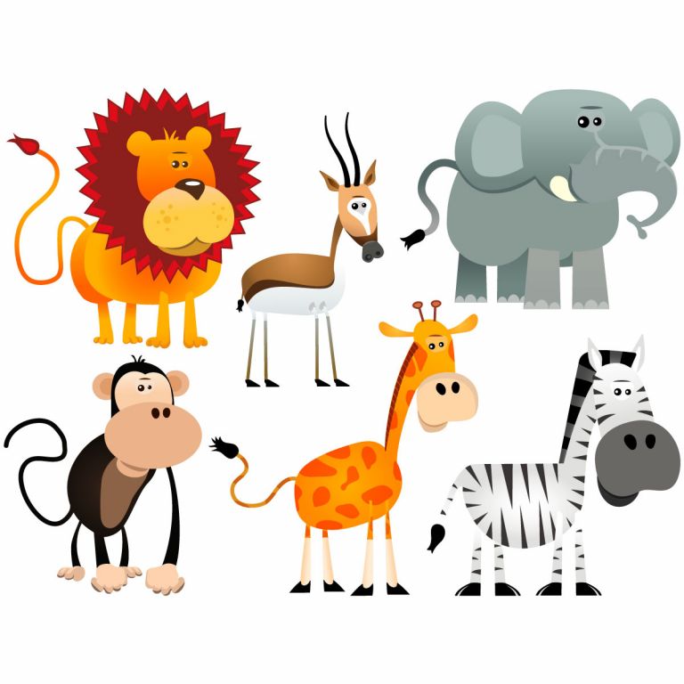 Animaux De La Jungle Dessin Unique Collection Sticker 6 Animaux De La Jungle – Stickers Animaux Animaux