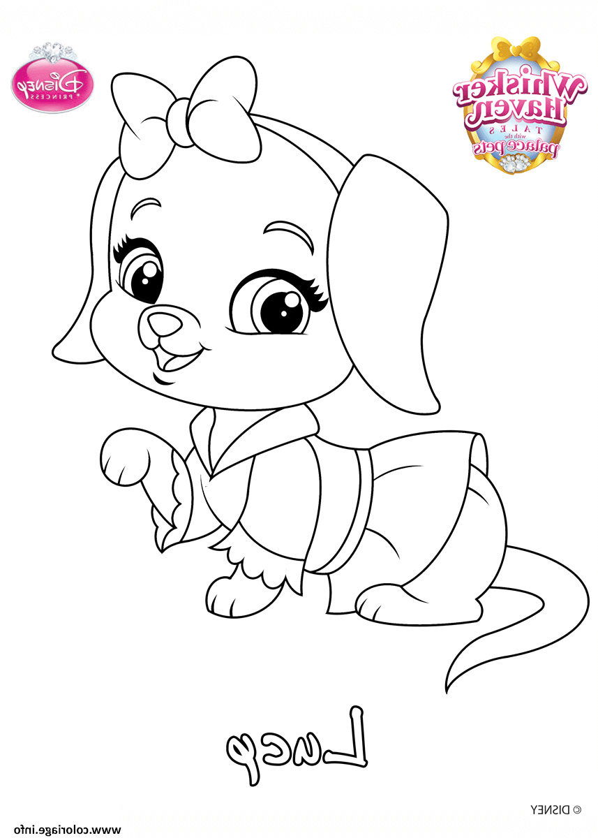 whisker haven lucy princess disney coloriage dessin
