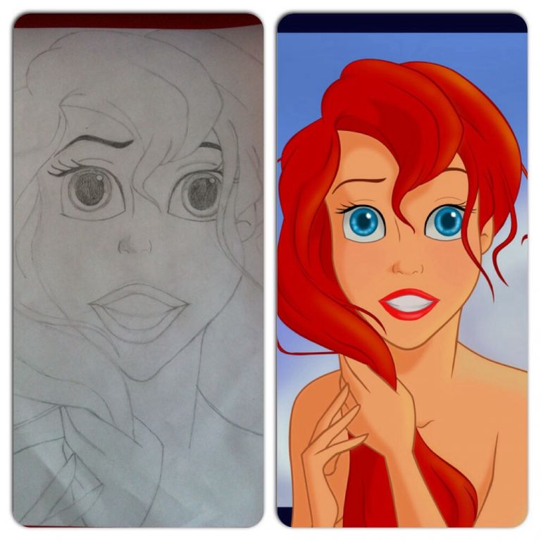 Ariel La Petite Sirène Dessin Impressionnant Stock Dessin D Ariel La Petite Sirène Jay E Créations