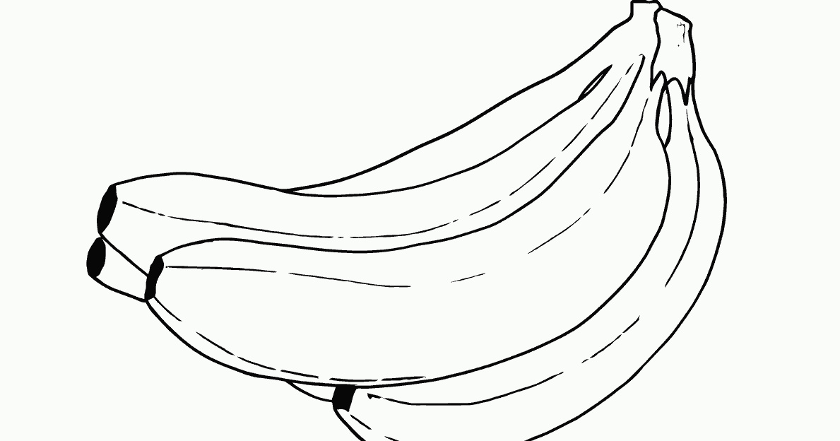 coloriage banane