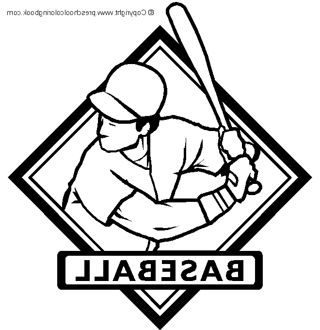baseball coloring pages