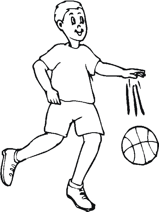 coloriage BasketBall 0