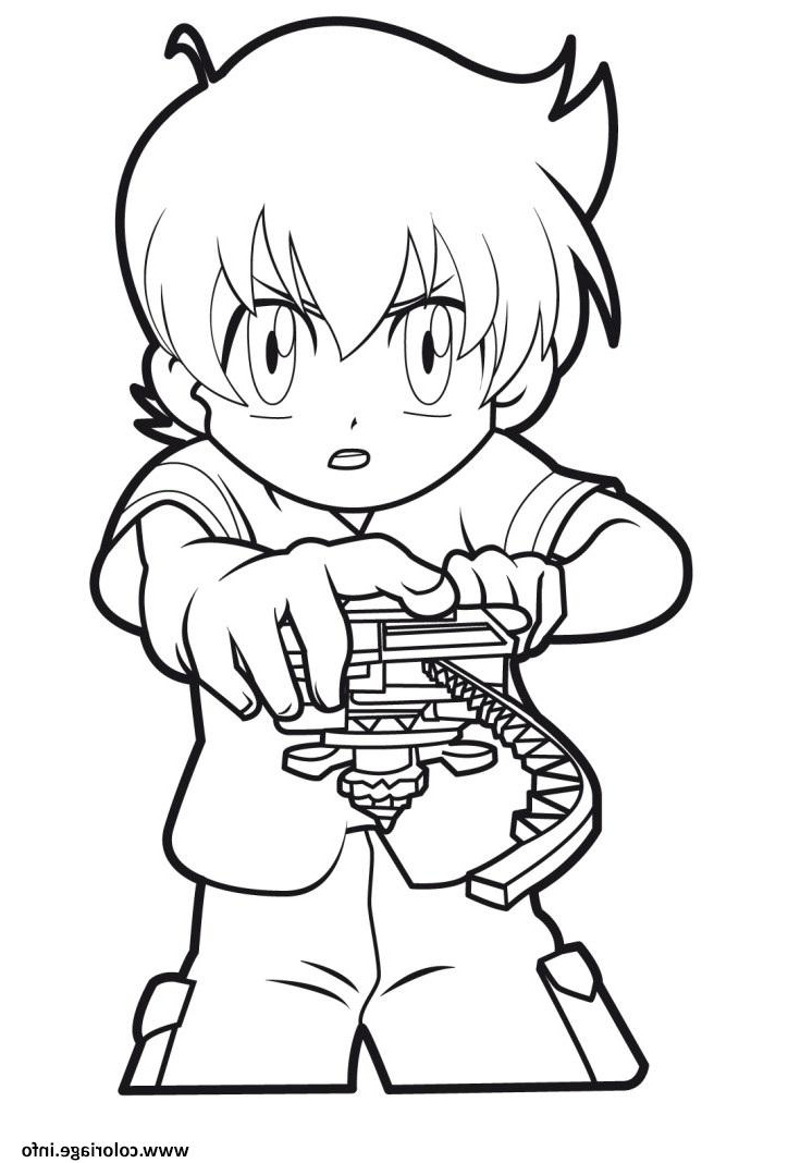 beyblade player coloriage dessin