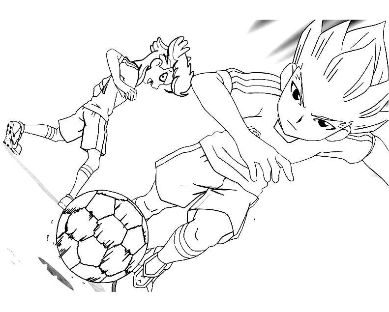 coloriage axel blaze inazuma eleven to print inazuma eleven kids coloring pages