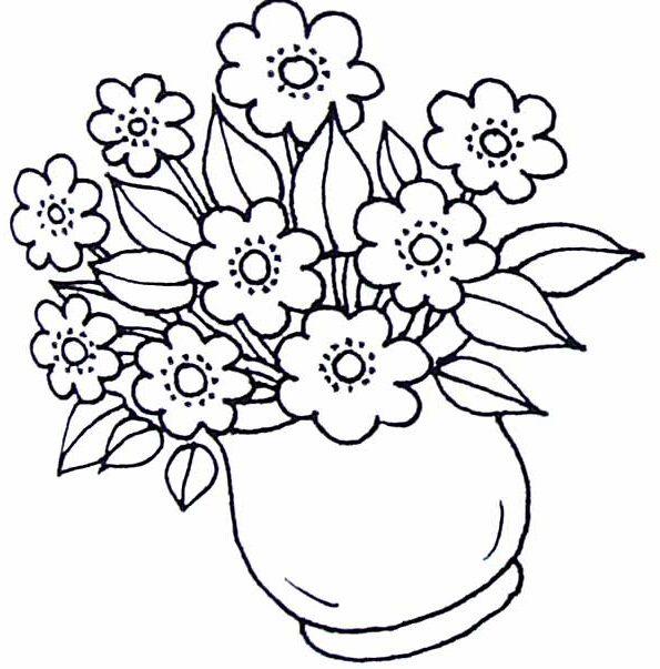 Bouquet De Fleur Dessin