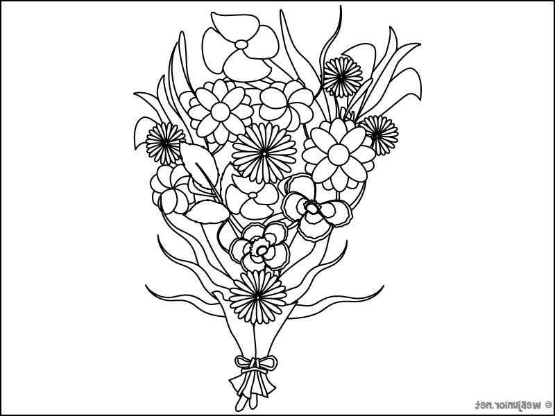 bouquet de fleurs dessin