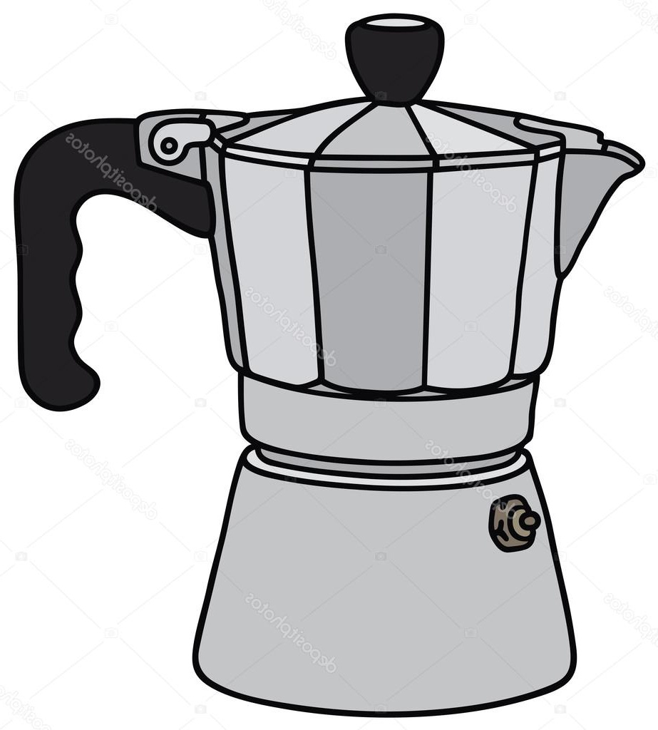 stock illustration classic espresso maker