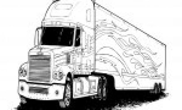 dessin a imprimer gratuit camion americain