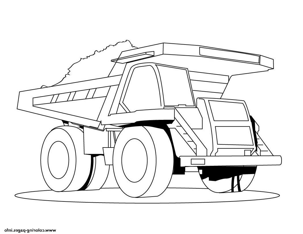 dessin camion benne 10 printable coloring pages book 9364