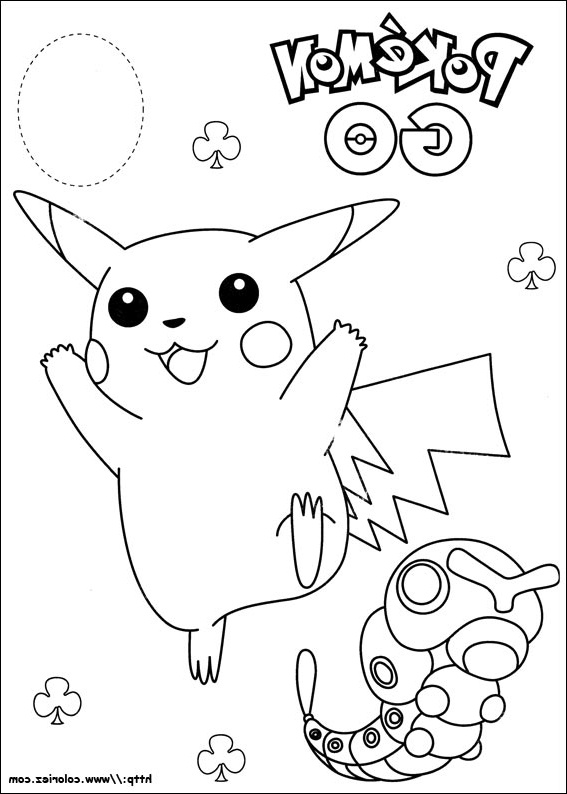 coloriage de carte pokemon