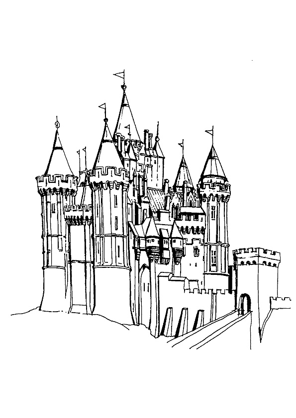 dessin chateau disney en ligne